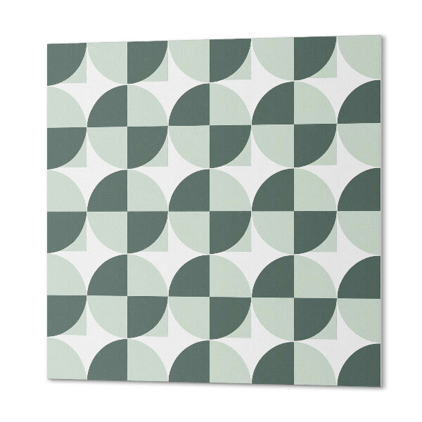 Revêtement mural pvc Motif avec des cercles et des carrés en géométrie