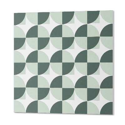 Revêtement mural pvc Motif avec des cercles et des carrés en géométrie