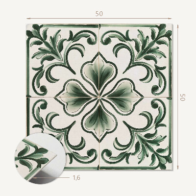 Panneau mural Coeurs entourés de feuilles