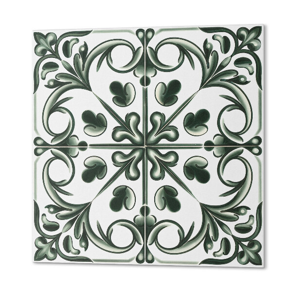 Revêtement mural pvc Motif floral dans un style carrelage