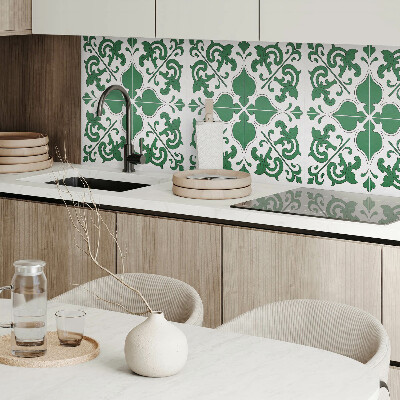 Panneau décoratif Accents végétaux décoratifs avec ornements