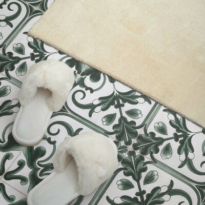 Revêtement mural pvc Motifs floraux dans un arrangement carré