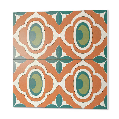 Panneau mural Mosaïque avec éléments végétaux