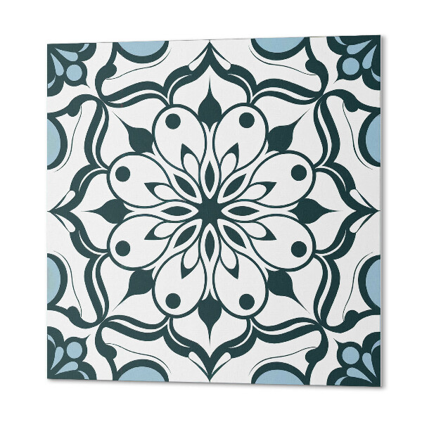 Revêtement mural pvc Mandala avec un motif floral