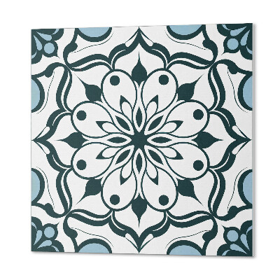 Revêtement mural pvc Mandala avec un motif floral