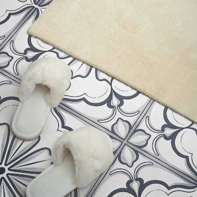 Panneau décoratif Dessin de fleurs sur une tuile