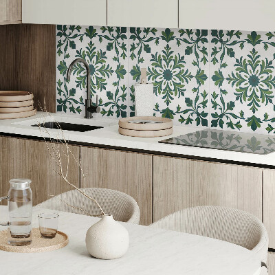 Panneau mural Motif végétal décoratif avec ornements