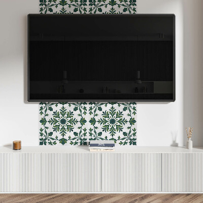 Panneau mural Motif végétal décoratif avec ornements