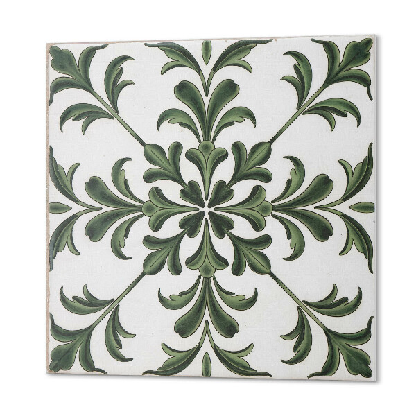 Panneau décoratif Design vert sur carrelage
