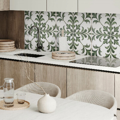 Panneau décoratif Design vert sur carrelage