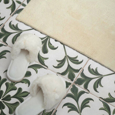 Panneau décoratif Design vert sur carrelage