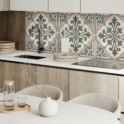 Panneau mural Formes de plantes disposées en carré