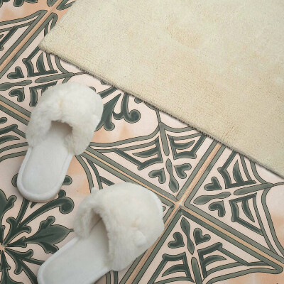 Panneau mural Formes de plantes disposées en carré