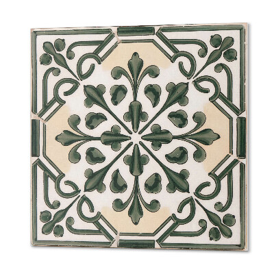 Panneau décoratif Motif floral sur céramique