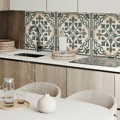 Panneau décoratif Motif floral sur céramique