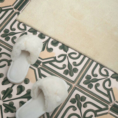 Panneau décoratif Motif floral sur céramique