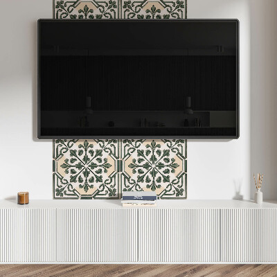 Panneau décoratif Motif floral sur céramique