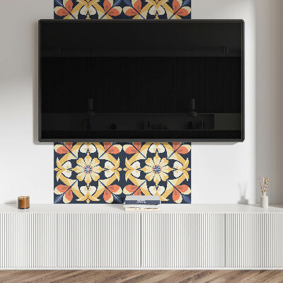 Panneau décoratif Motif mandala avec un motif floral