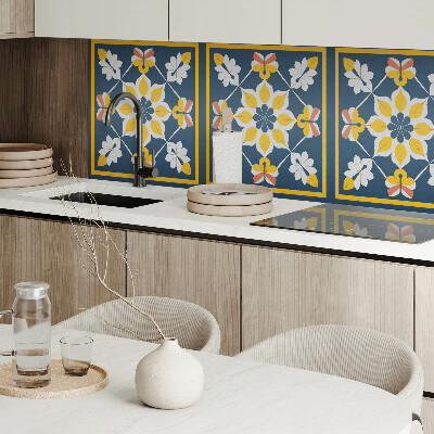 Panneau mural Des fleurs en parfaite symétrie