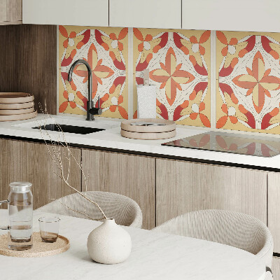 Panneau mural Motif floral artistique de style abstrait