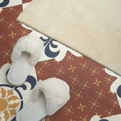 Panneau mural Design floral aux formes organiques