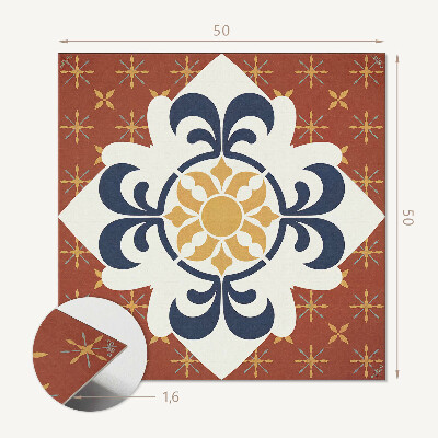 Panneau mural Design floral aux formes organiques