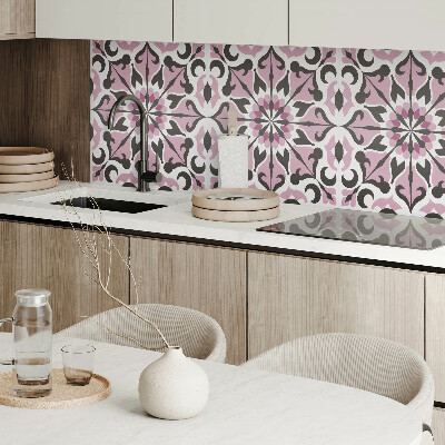 Revêtement mural pvc Harmonie de plantes dans un motif symétrique