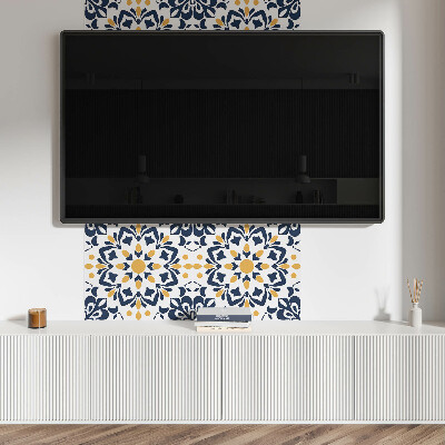 Revêtement mural pvc Inspirations florales dans la conception de mandalas