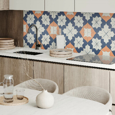 Panneau décoratif Fleurs dans un style géométrique moderne