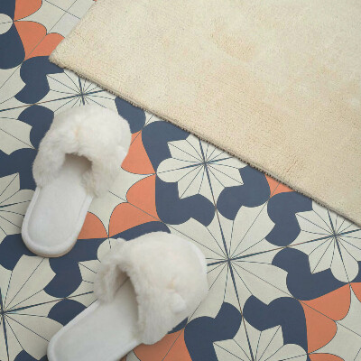 Panneau décoratif Fleurs dans un style géométrique moderne