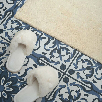 Revêtement mural pvc Fleurs décoratives aux motifs sophistiqués