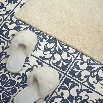 Panneau mural Fleurs accompagnées de feuilles