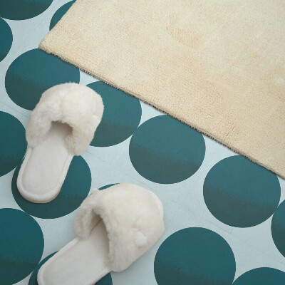 Panneau mural Harmonie des formes dans une grille de cercles