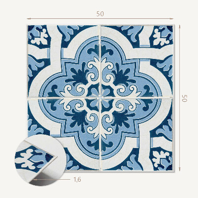 Panneau décoratif Carreaux élégants avec des ornements complexes