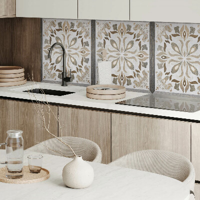 Revêtement mural pvc Fleurs en symétrie harmonieuse