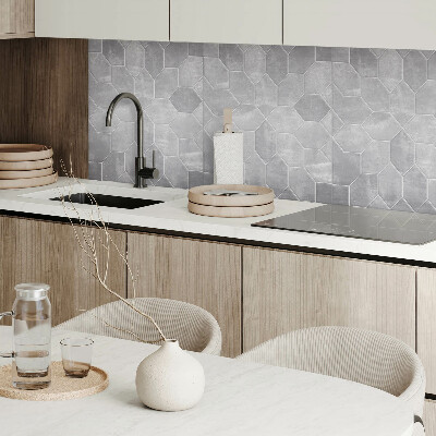 Panneau décoratif Mosaïque géométrique dans une disposition hexagonale