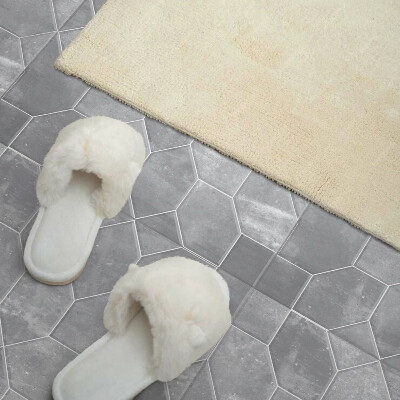 Panneau décoratif Mosaïque géométrique dans une disposition hexagonale