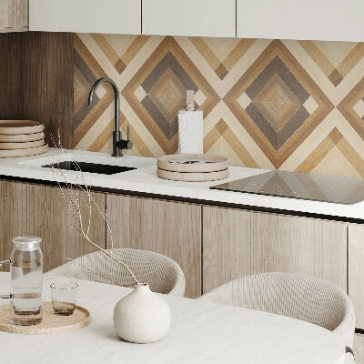 Revêtement mural pvc Motif à carreaux de style géométrique