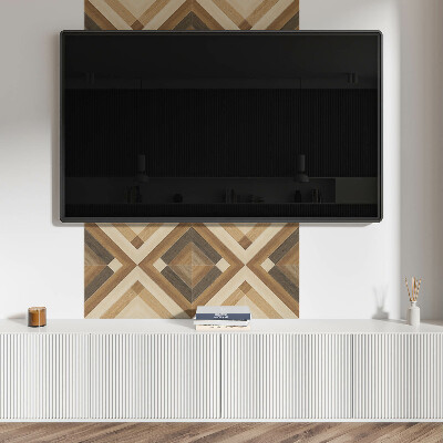 Revêtement mural pvc Motif à carreaux de style géométrique