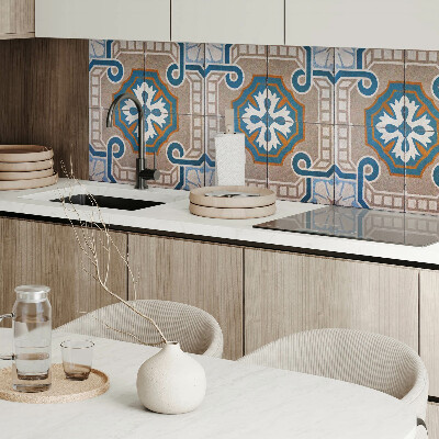 Panneau décoratif Ornements décoratifs dans une approche mosaïque