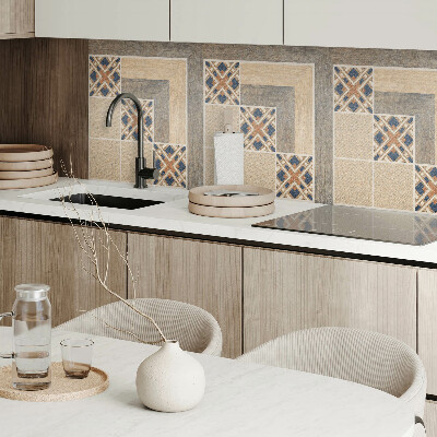 Panneau mural Formes abstraites sur des carreaux