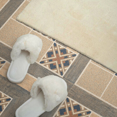 Panneau mural Formes abstraites sur des carreaux