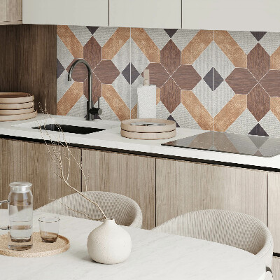 Panneau mural Des formes élégantes dans un motif géométrique