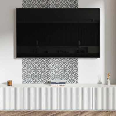 Panneau décoratif Motif d'ornements dans une composition en mosaïque