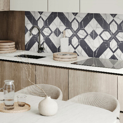 Revêtement mural pvc Motifs géométriques inspirés du marbre