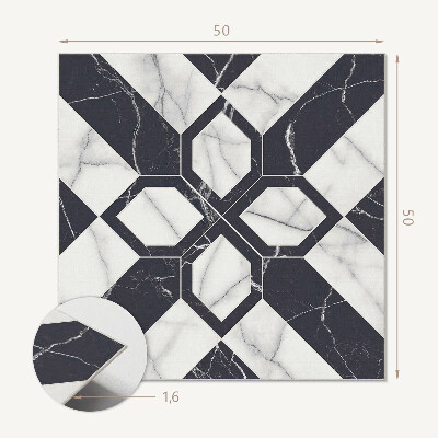 Revêtement mural pvc Motifs géométriques inspirés du marbre