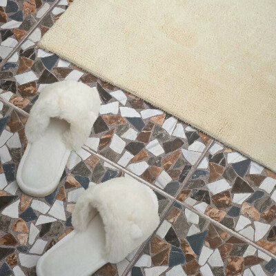 Panneau mural Différentes formes dans un motif en mosaïque