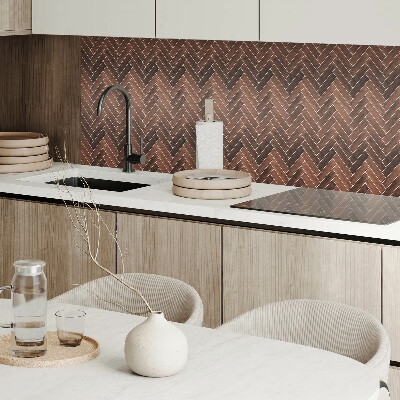 Revêtement mural pvc Chevrons inspirés du bois