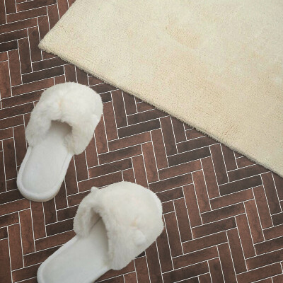 Revêtement mural pvc Chevrons inspirés du bois