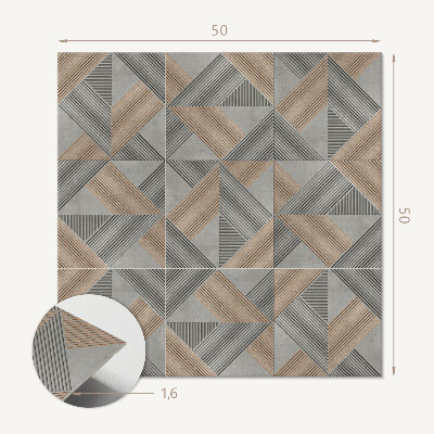 Panneau décoratif Triangles géométriques à la mode